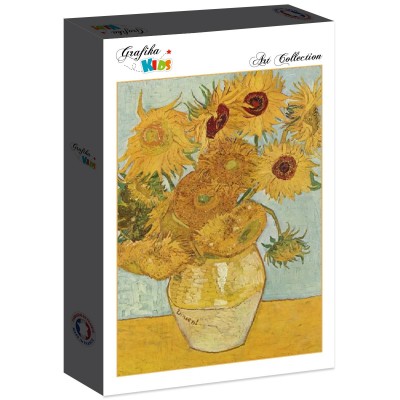 Puzzle Grafika-F-31739 Van Gogh Vincent : Vase avec douze tournesols, 1888