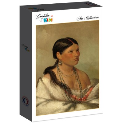 Puzzle Grafika-F-31781 George Catlin : Femme Aigle - Shawano, 1830