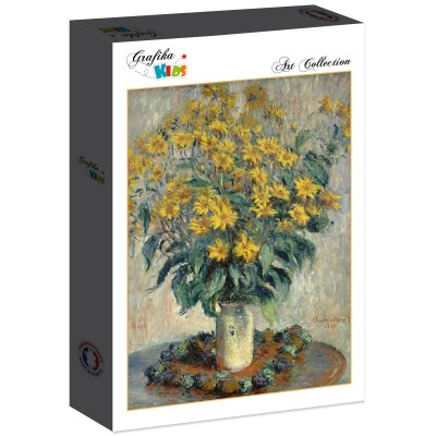 Puzzle Grafika-F-31830 Claude Monet - Jérusalem Fleurs d'artichaut, 1880