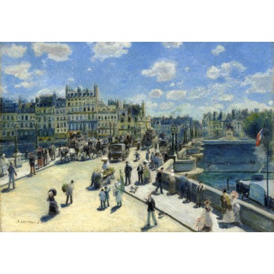 Puzzle Grafika-F-31842 Auguste Renoir : Pont Neuf, Paris, 1872