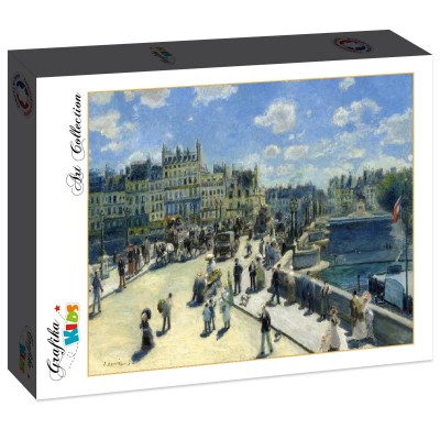 Puzzle Grafika-F-31842 Auguste Renoir : Pont Neuf, Paris, 1872