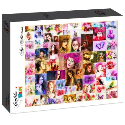 Puzzle Grafika-F-31860 Collage - Femmes