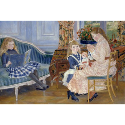 Puzzle Grafika-F-32009 Auguste Renoir : L'après-midi des enfants à Wargemont, 1884