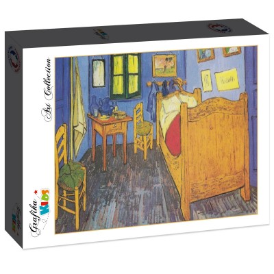 Puzzle Grafika-F-32039 Vincent Van Gogh : La Chambre de Van Gogh à Arles, 1888
