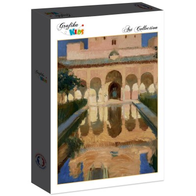 Puzzle Grafika-F-32089 Joaquin Sorolla y Bastida : Hall des Ambassadeurs, Alhambra, Grenade, 1909
