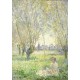 Claude Monet - Femme assise sous les Saules, 1880
