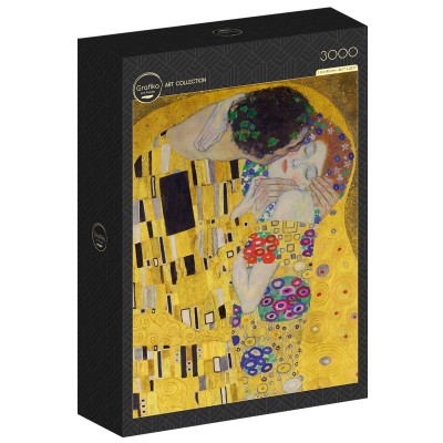 Puzzle Grafika-03003-P Gustave Klimt - Le Baiser (détail), 1908