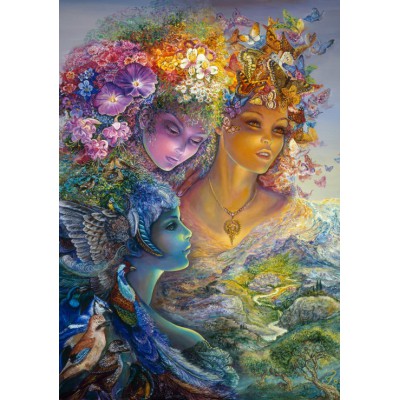 Puzzle Grafika-F-30002 Josephine Wall - The Three Graces