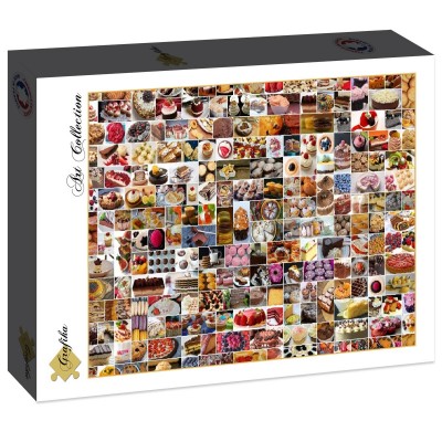 Puzzle Grafika-F-30045 Collage - Gâteaux
