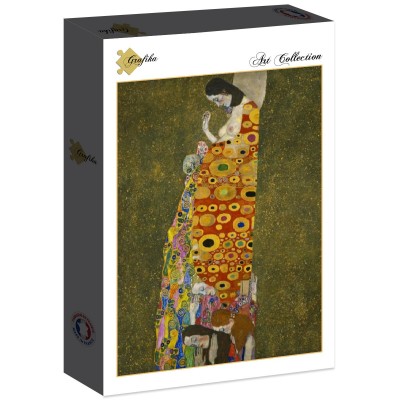 Puzzle Grafika-F-30105 Gustav Klimt : L'Espoir II, 1907-1908