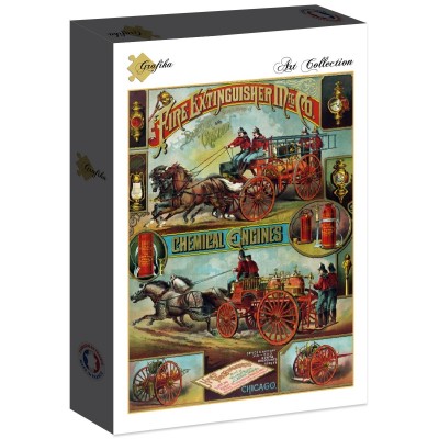 Puzzle Grafika-F-30111 Affiche Publicitaire, 1890-1900