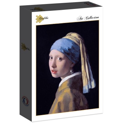Puzzle Grafika-F-30121 Vermeer Johannes : La Jeune Fille à la Perle, 1665
