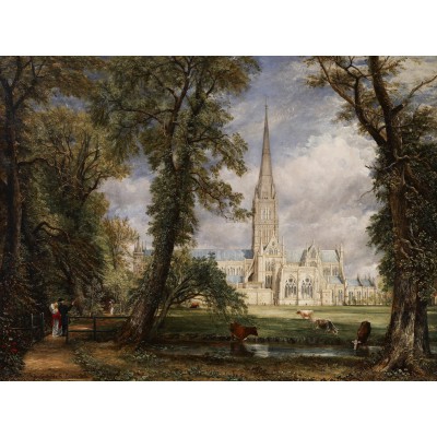 Puzzle Grafika-F-30148 John Constable : La Cathédrale de Salisbury, 1825