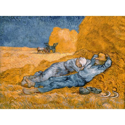 Puzzle Grafika-F-30173 Van Gogh Vincent : La Sieste (d'après Millet), 1890