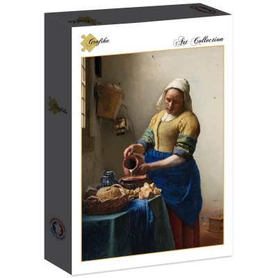 Puzzle Grafika-F-30186 Vermeer Johannes : La Laitière, 1658-1661