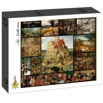 Puzzle Grafika-F-30209 Collage - Brueghel l'Ancien