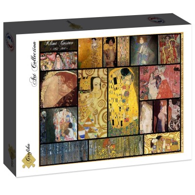 Puzzle Grafika-F-30210 Collage - Gustav Klimt