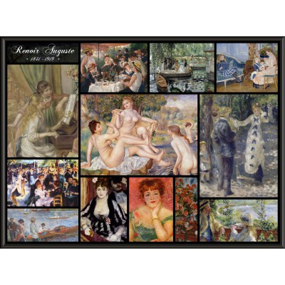 Puzzle Grafika-F-30212 Auguste Renoir - Collage