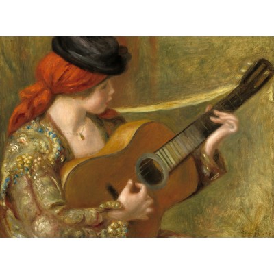 Puzzle Grafika-F-30516 Auguste Renoir : Jeune Femme Espagnole avec une Guitare, 1898