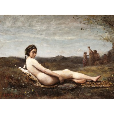 Puzzle Grafika-F-30547 Jean-Baptiste-Camille Corot : Repose, 1860