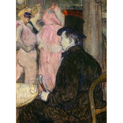 Puzzle Grafika-F-30559 Henri de Toulouse-Lautrec : Maxime Dethomas, 1896