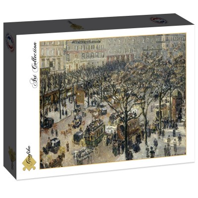 Puzzle Grafika-F-30562 Camille Pissarro : Boulevard des Italiens Soleil du Matin, 1897