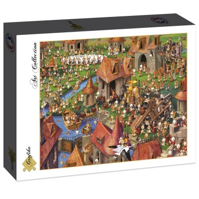 Puzzle Grafika-F-30604 François Ruyer - Lapins !