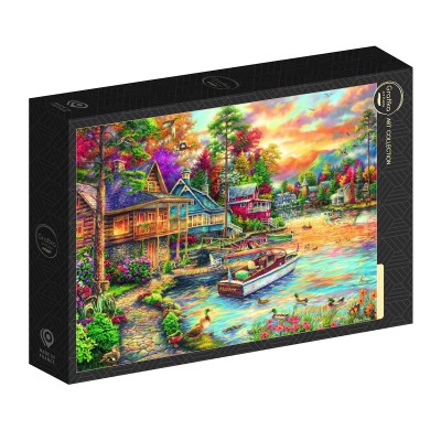 Puzzle Grafika-F-32340 Chuck Pinson - Freedom at the Lake