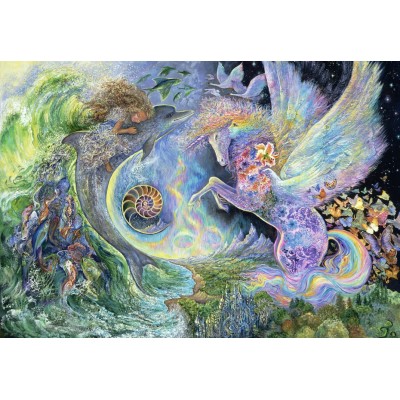 Puzzle Grafika-F-32381 Josephine Wall - Magical Meeting