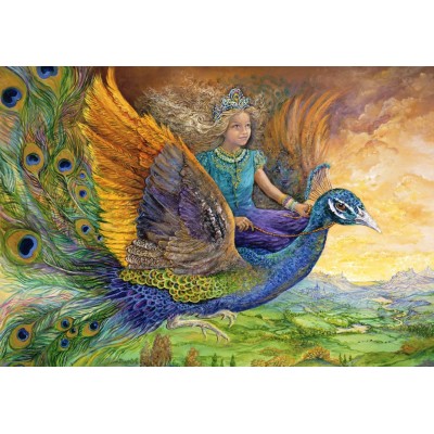 Puzzle Grafika-F-32391 Josephine Wall - Peacock Princess