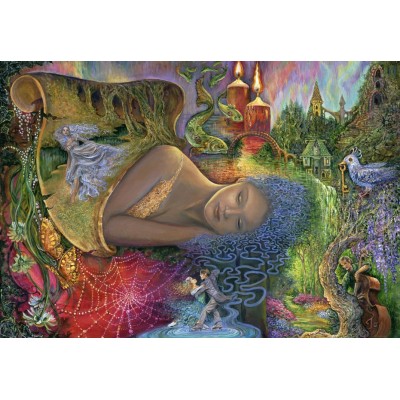 Puzzle Grafika-F-32394 Josephine Wall - Dreaming in Color