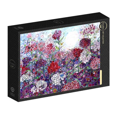 Puzzle Grafika-F-32684 Sally Rich - Sweet William with Butterflies