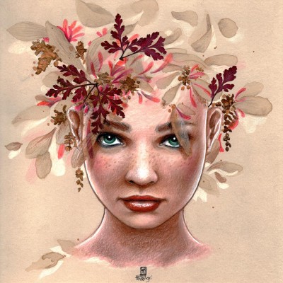 Puzzle Grafika-F-32719 Misstigri - Regard Emeraude