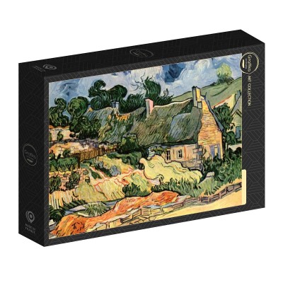 Puzzle Grafika-F-32740 Vincent Van Gogh - Les Chaumes de Cordeville, 1890
