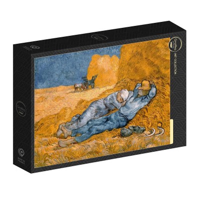 Puzzle Grafika-F-32743 Vincent Van Gogh - La Sieste (d'après Millet), 1890