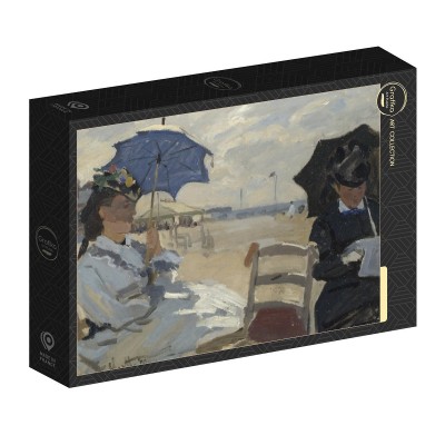 Puzzle Grafika-F-32778 Claude Monet - The Beach at Trouville, 1870