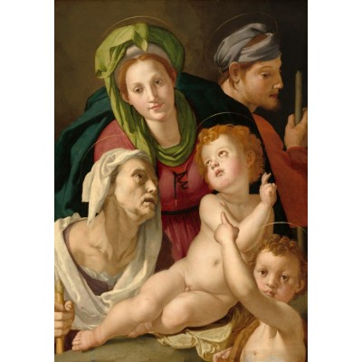 Puzzle Grafika-F-32810 Agnolo Bronzino : La Sainte Famille, 1527/1528