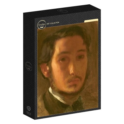 Puzzle Grafika-F-32832 Edgar Degas : Autoportrait avec Col Blanc, 1857