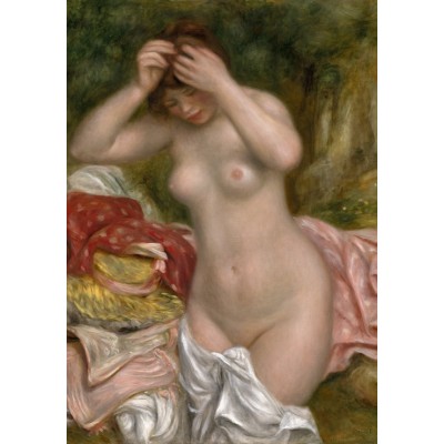 Puzzle Grafika-F-32877 Auguste Renoir : Baigneuse Arrangeant Ses Cheveux, 1893