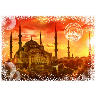 Puzzle Grafika-F-33017 Travel around the World - Turquie - Sunset