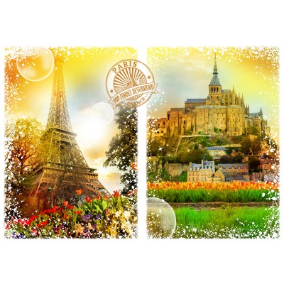 Puzzle Grafika-F-33030 Travel around the World - France