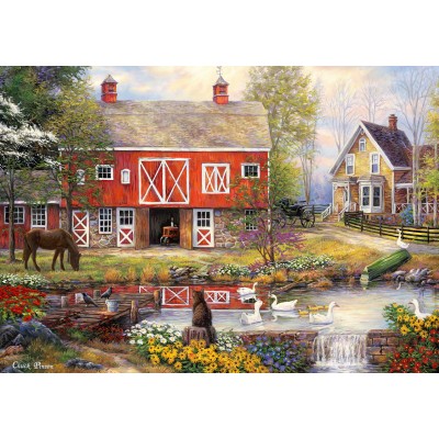 Puzzle Grafika-F-33218 Chuck Pinson - Reflections On Country Living