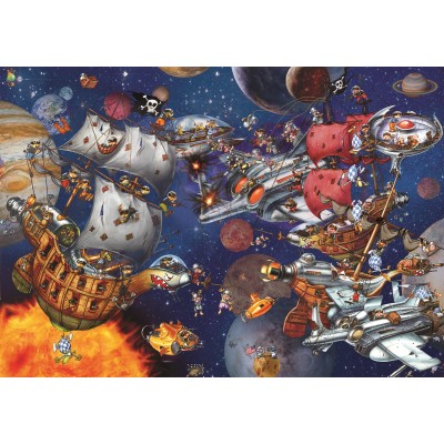 Puzzle Grafika-F-33274 François Ruyer - Space Batttle