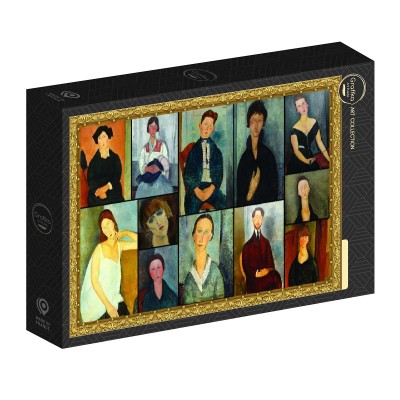 Puzzle Grafika-F-33329 La peinture de Modigliani