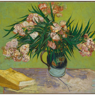 Puzzle Grafika-F-33356 Vincent Van Gogh - Lauriers Roses,1888