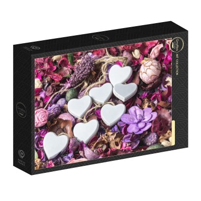 Puzzle Grafika-F-33357 Love - White Hearts