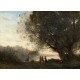 Jean-Baptiste-Camille Corot : Danse sous les Arbres au Bord du Lac, 1865-1870