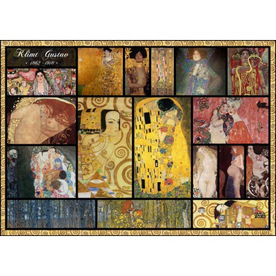 Puzzle Grafika-T-00049 Collage - Gustav Klimt