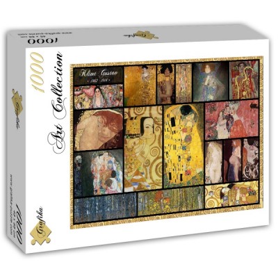 Puzzle Grafika-T-00049 Collage - Gustav Klimt