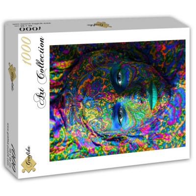 Puzzle Grafika-T-00052 Face Art : Portrait de Femme